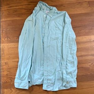 Large teal flannel